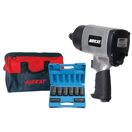 Aircat Aircat 3/4" Impact Wrench Kit, 1777K 1777K